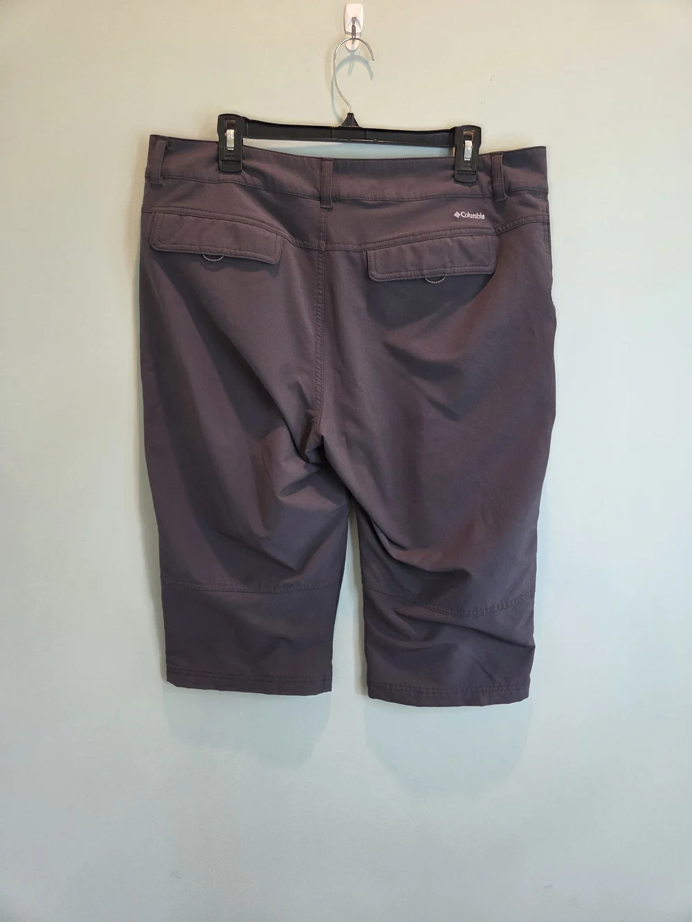 Columbia Saturday Trail II Women's 16 Cargo Capri Pants Dark Gray Omni-Shield - Picture 5 of 10